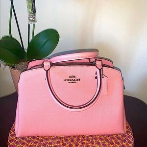 New Authentic Coach light blush Bag
